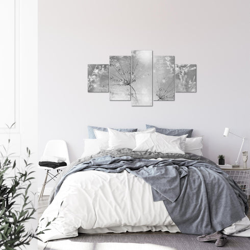 Wandbilder Wohnzimmer XXL Pusteblume Moderne Bild Gräser